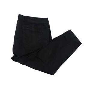 DG2 Diane Gilman Black Jeans Womens Sz 28W Petite Virtual Stretch Ultra Skinny